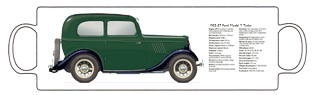 Ford Model Y Tudor 1932-37 Mug 2